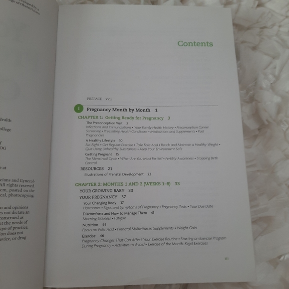 Your Pregnancy & Childbirth Month by Month Book American College of Obstetrician - Picture 2 of 13